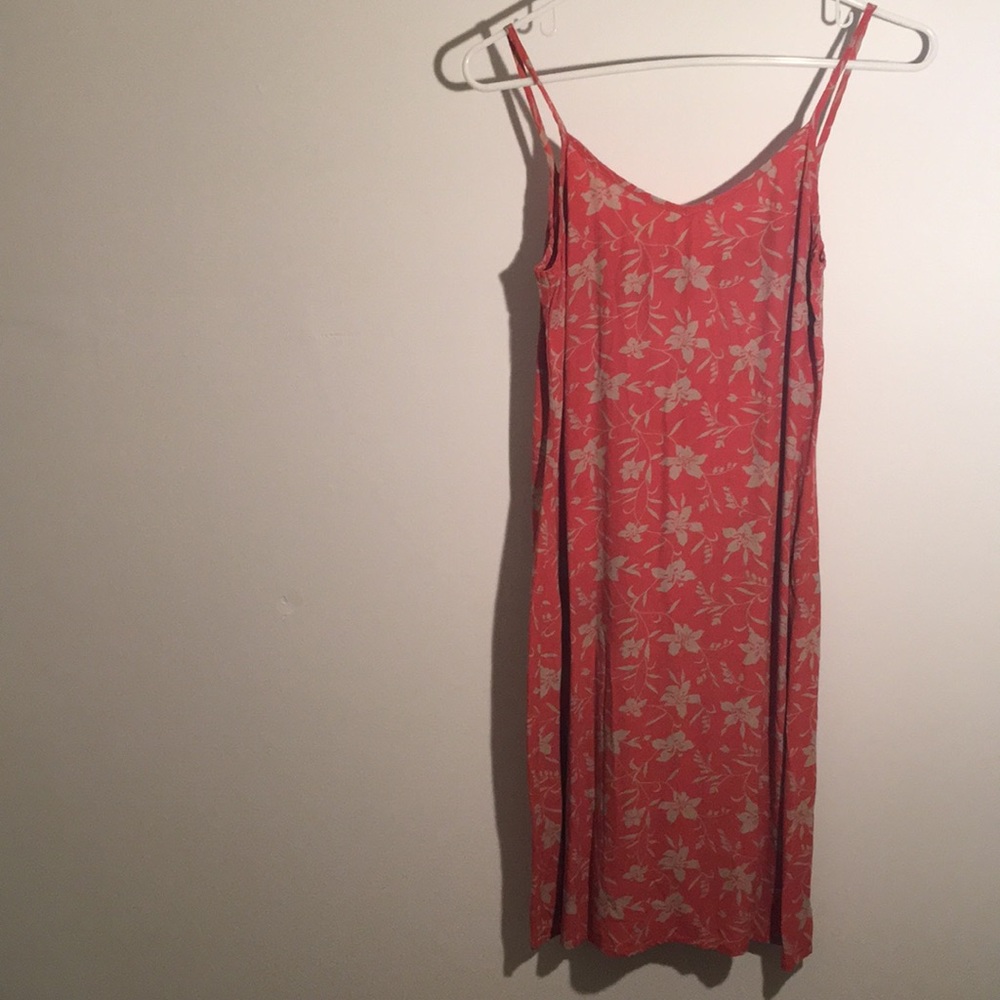 GAP Tangerine pink spaghetti strap dress
